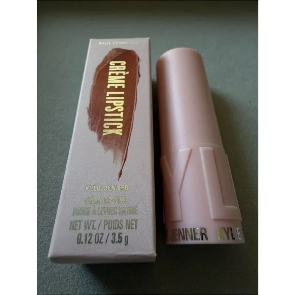 Kylie Cosmetics Crème Lipstick 613 Nude Taupe Brown Satin Finish Women